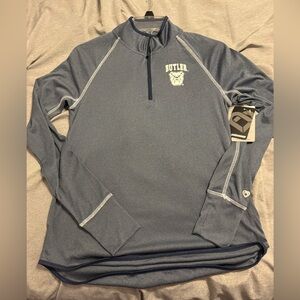 Butler Bulldogs Colosseum Women's Steel Blue lightweight Pullover Size Medium